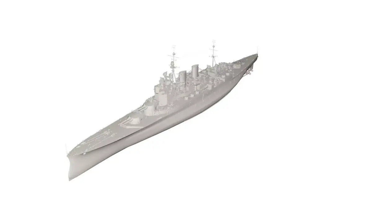 Military ship 3D model shop