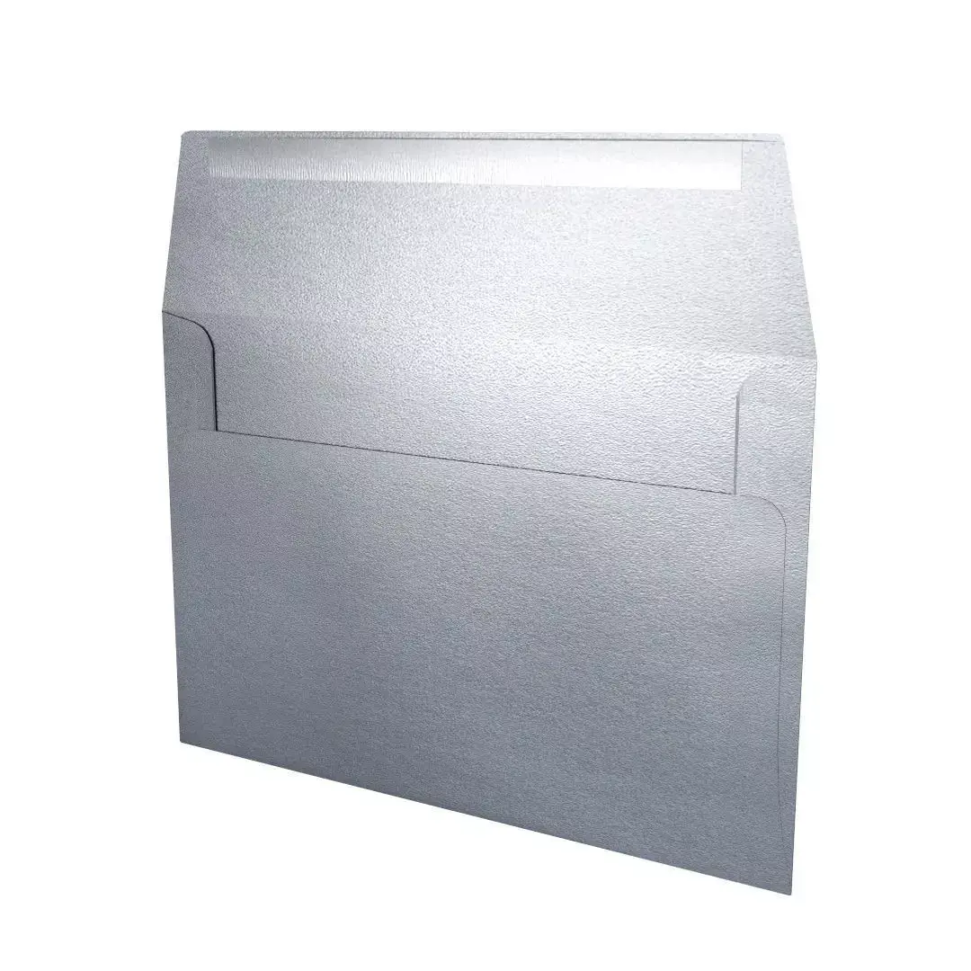 Envelope -Silver Metal Low-poly 3D model