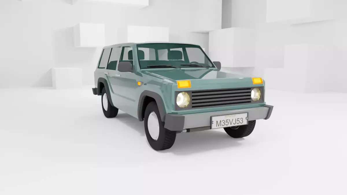 4x4 car 3D model