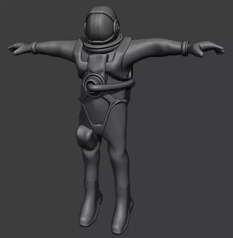 Astronaut space suit Free 3D model
