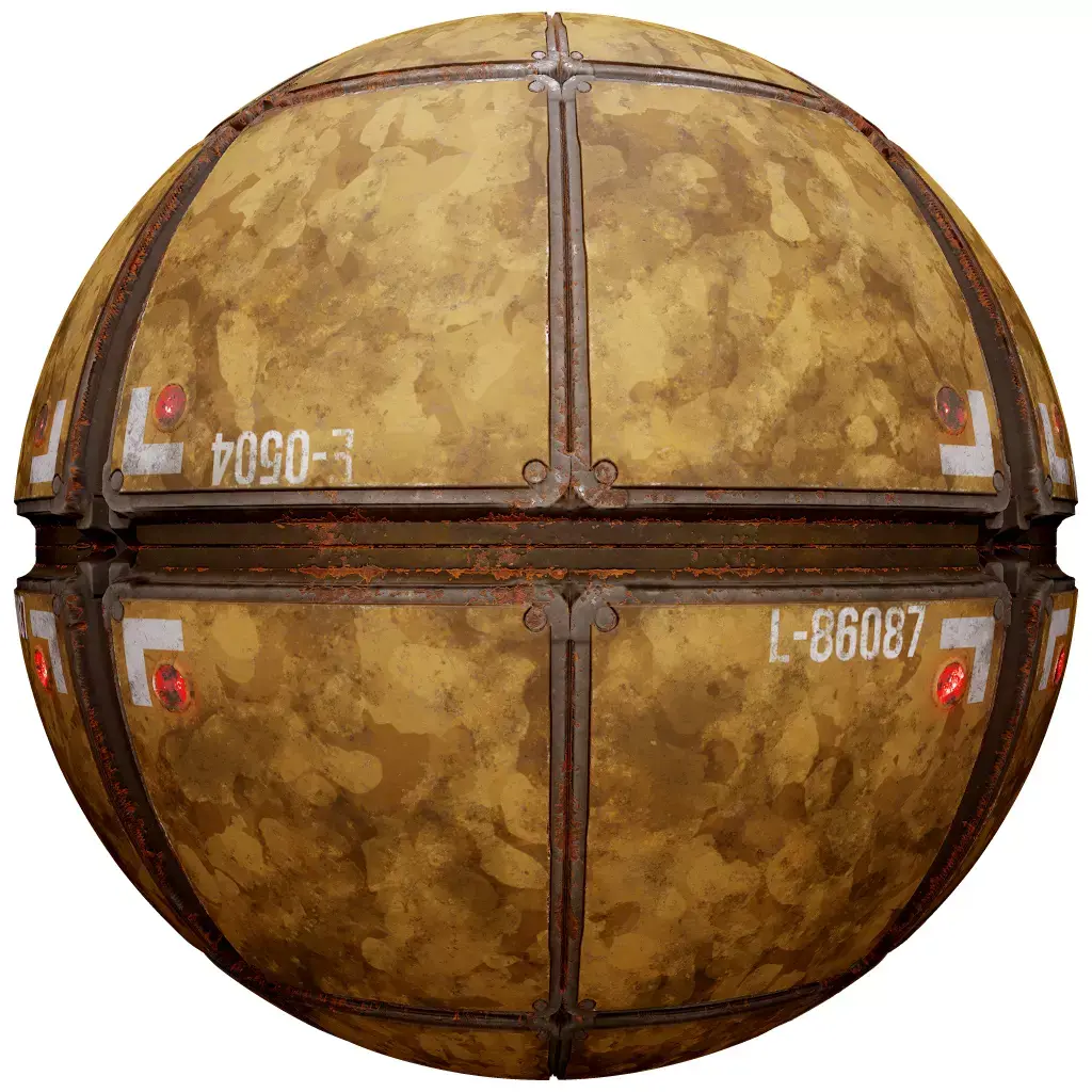 PBR Seamless Sci-Fi Texture 47 Low-poly 3D model
