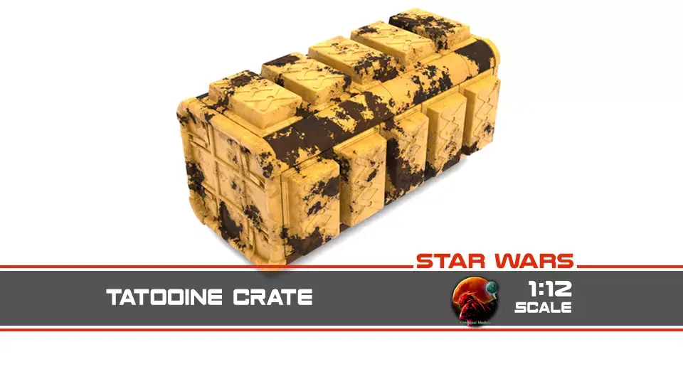 Tatooine Crate 1-12 scale Blackseries  3D print model