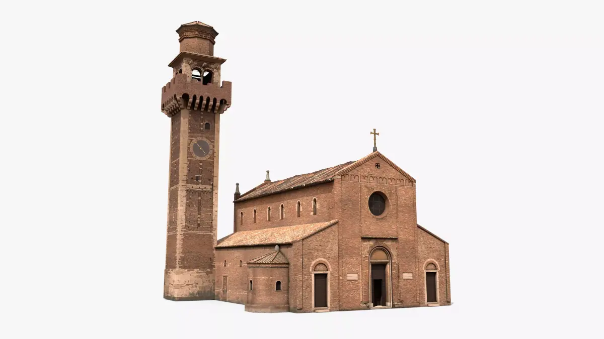 Basilica Santa Felice Fortunato 3D model