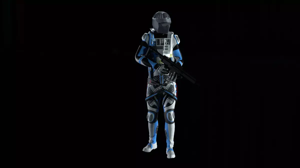  Robot Soldier  -  Assault Soldier Low-poly 3D model