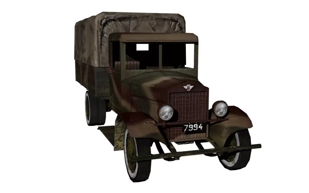 Fiat 621 L Low-poly 3D model