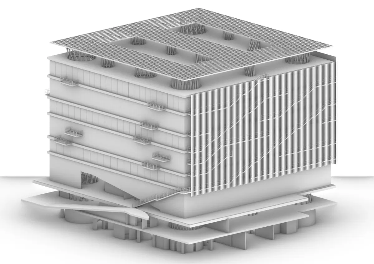 Sendai Mediatheque 3D model