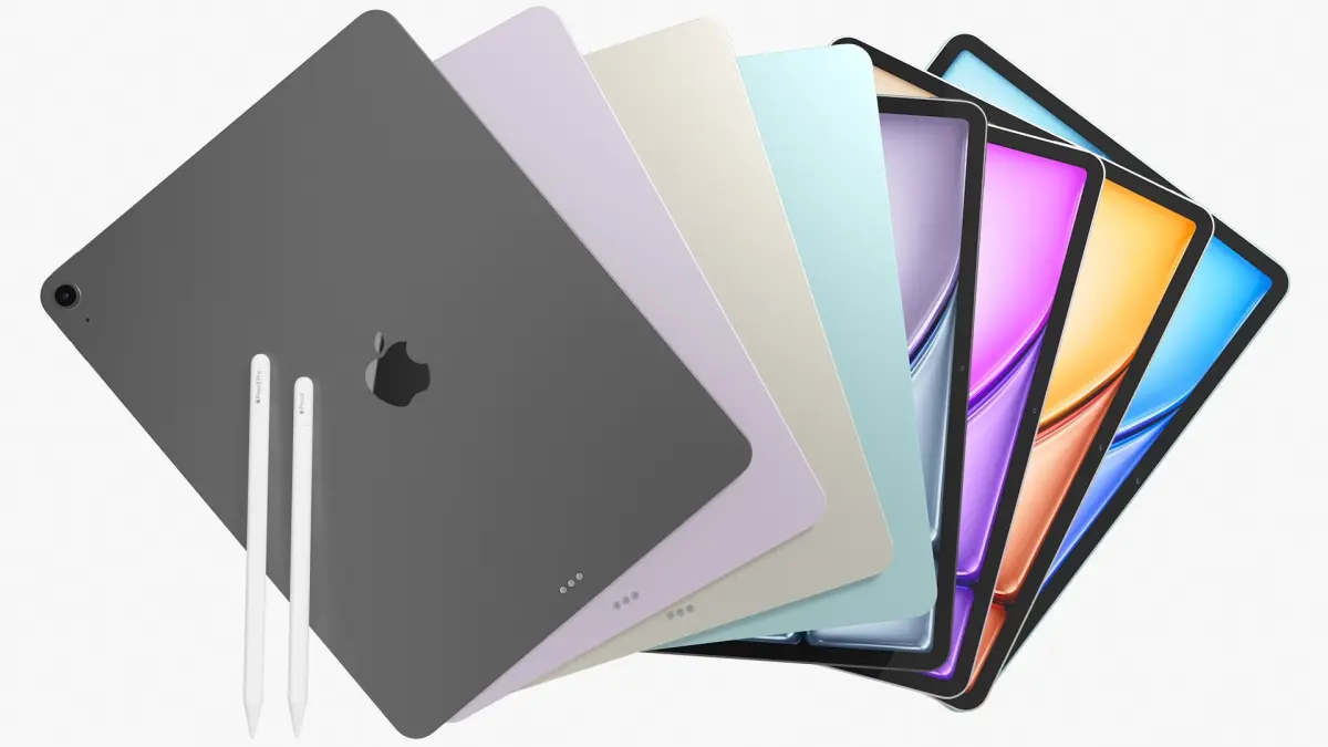 Apple iPad Air 13 2026 WiFi and Cellular with Pencils All Colors 3D model
