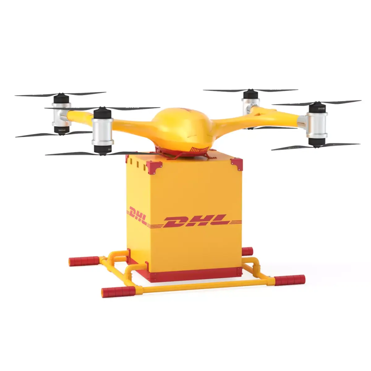 Quadcopter DHL Drone 3D model