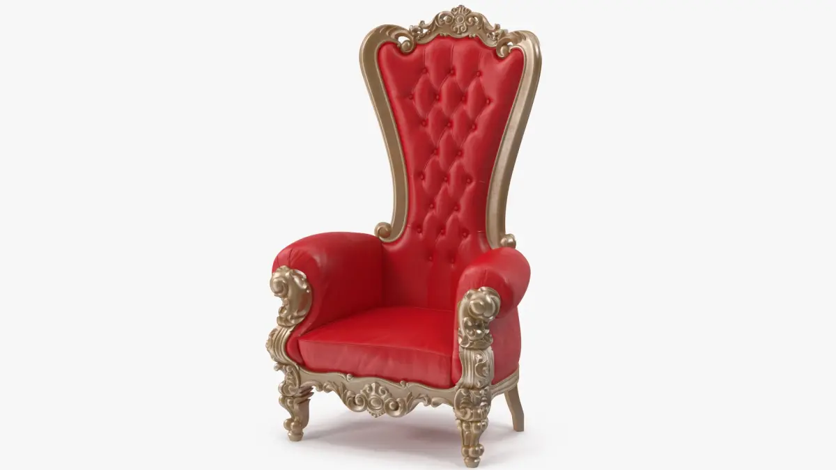 Santa Throne Chair  purchase 3D model