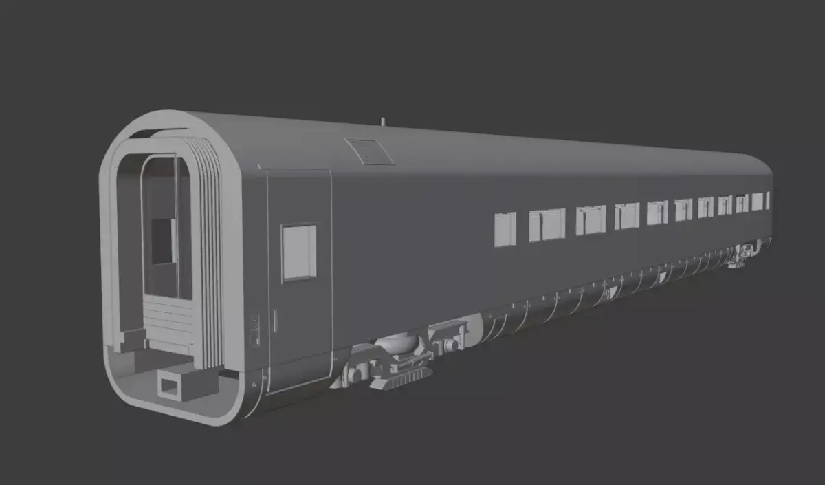 H0 1-87 scale Reisezugwagen Apmz 116 1 3D print model