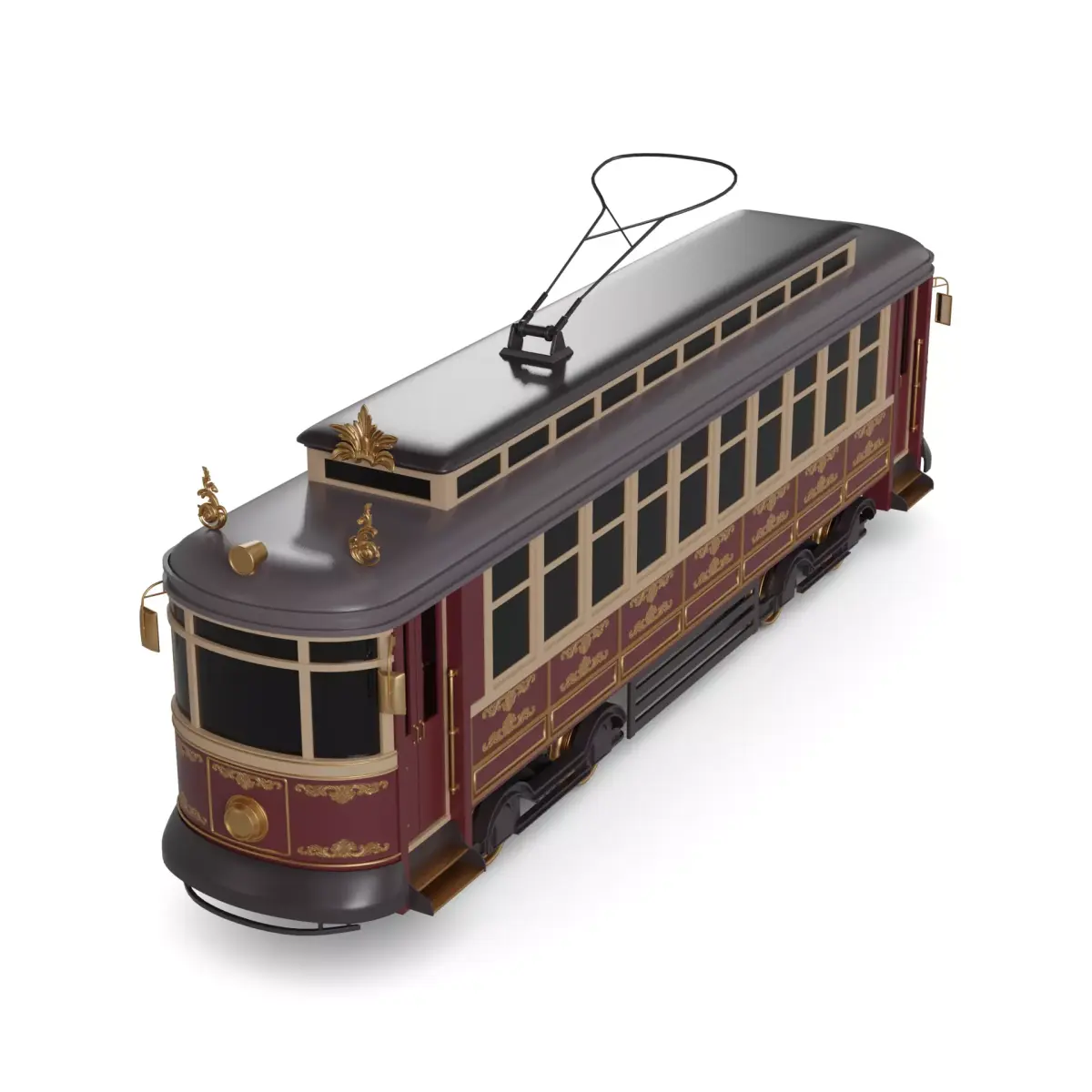 Tram 3D model get