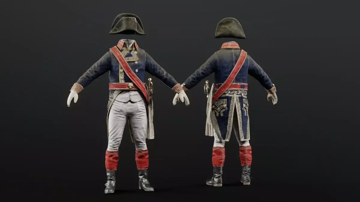 Soldier Napoleon General 3D model