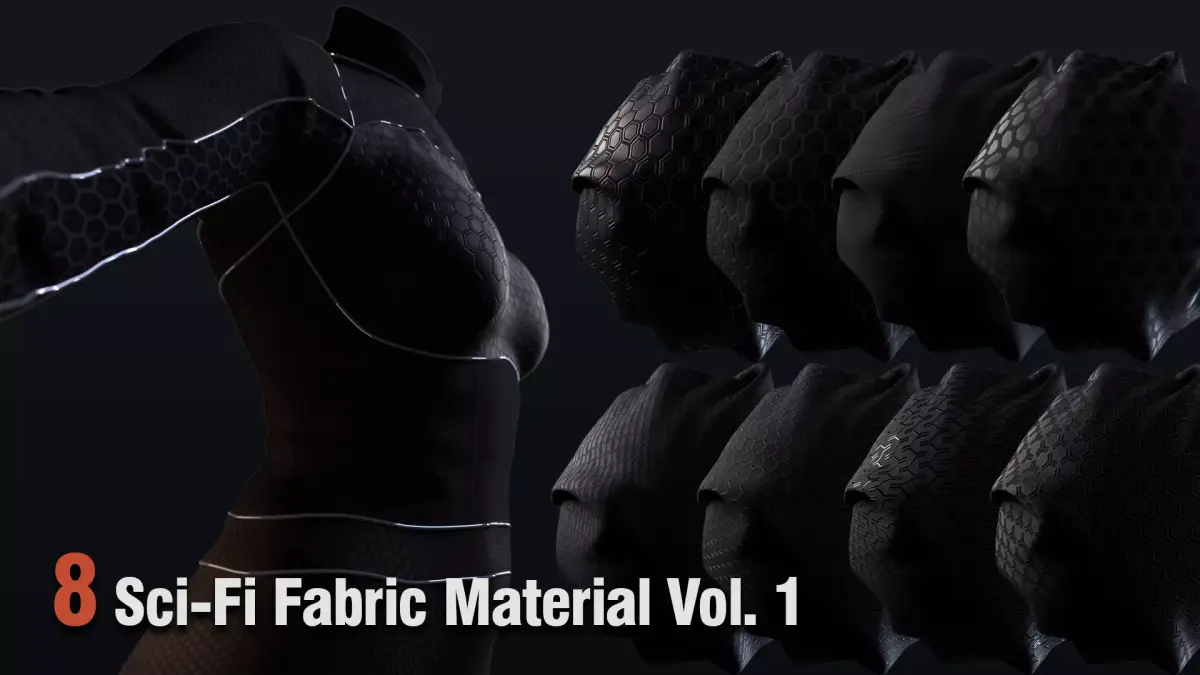 sci-fi fabric material Texture