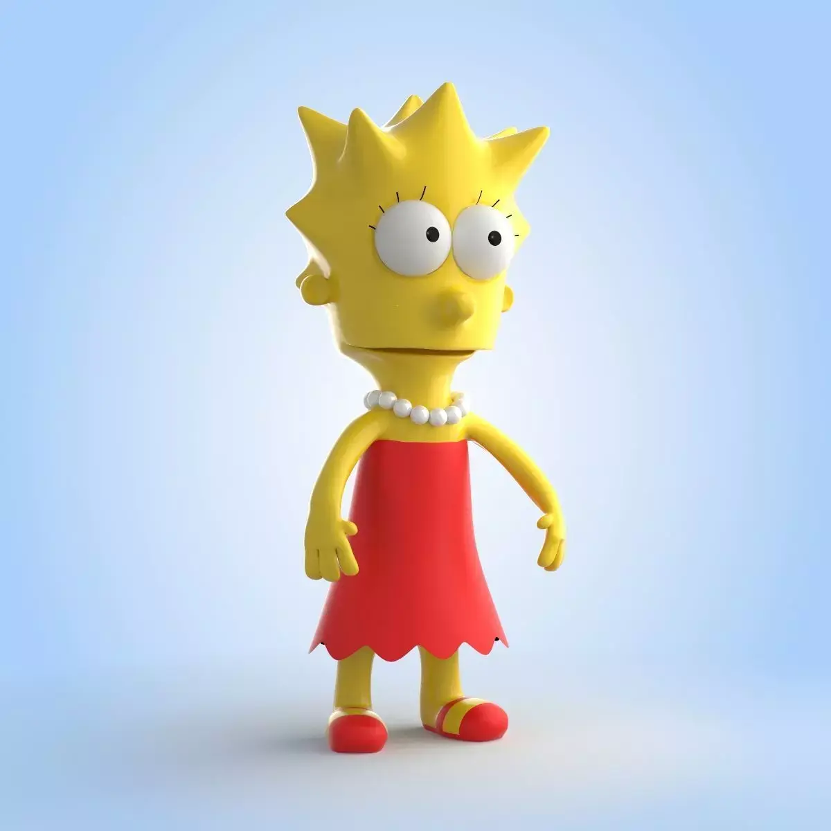 Lisa Simpson 3D model