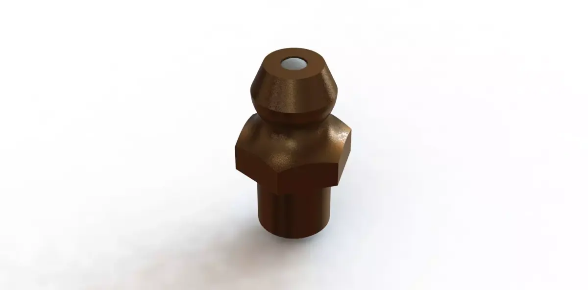 Graxeira M6 Grease Fitting 3D model