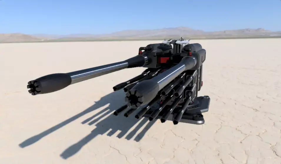 cannon 09 3D model