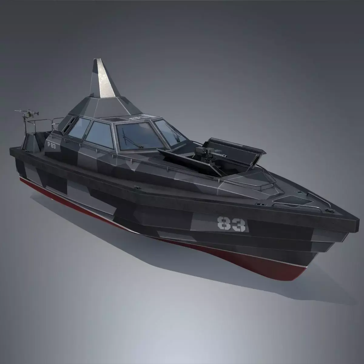 Stealth Patrol Boat 3D model