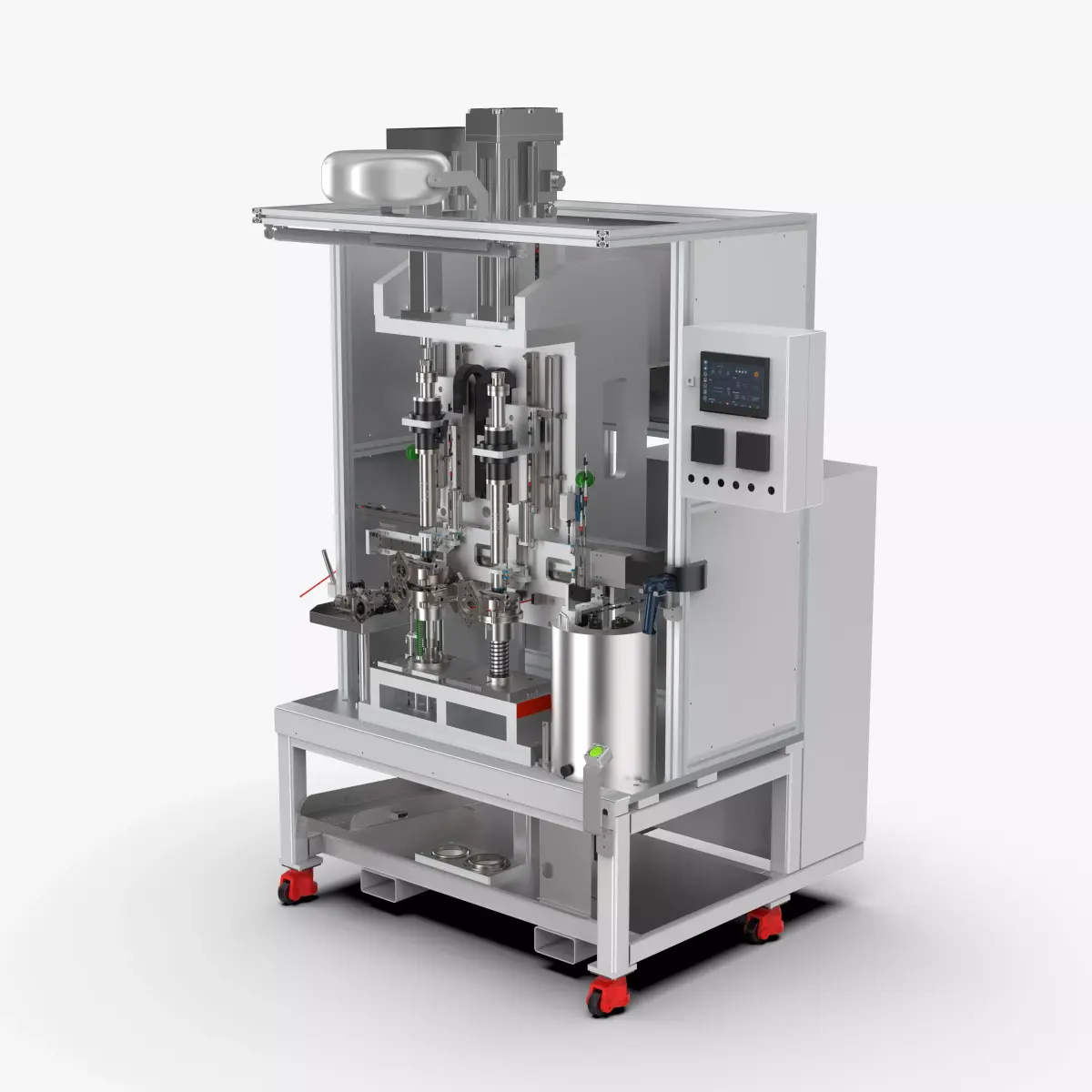 Automatic Bearing and Circlip Press Fitting Machine 3D model
