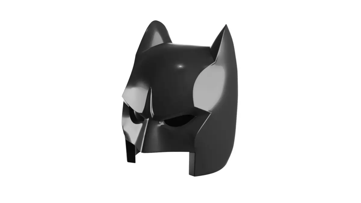 Custom3Dprint Minifigure Accessory -Batman Headgear V2 3D print model
