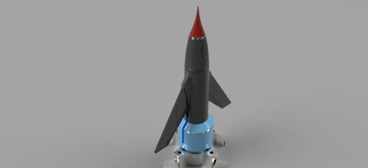 THUNDERBIRD 1 rocket 3D print model