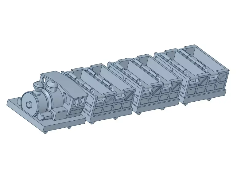roller coaster vehicle Free 3D print model purchase