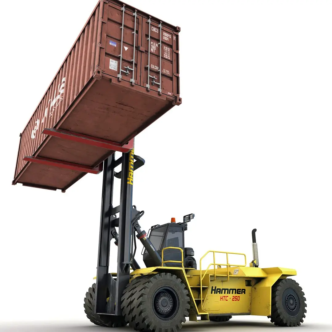 Forklift Heavy Load 3D model