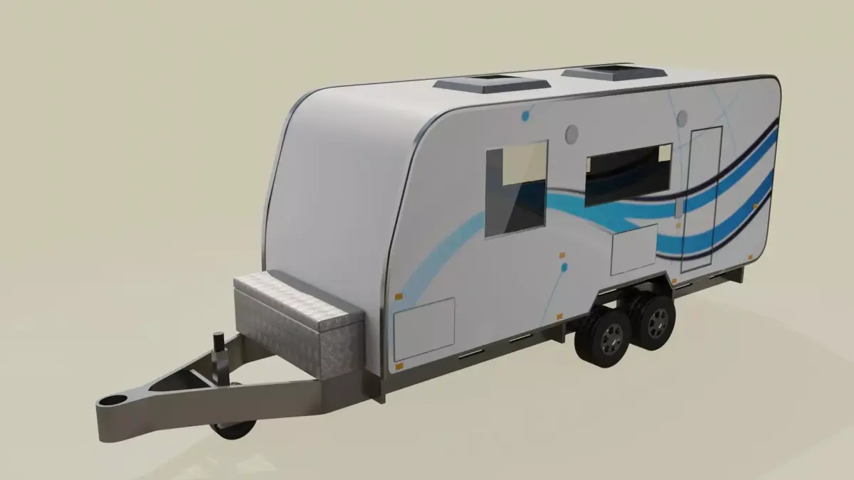 Caravan Australia Style 3D model