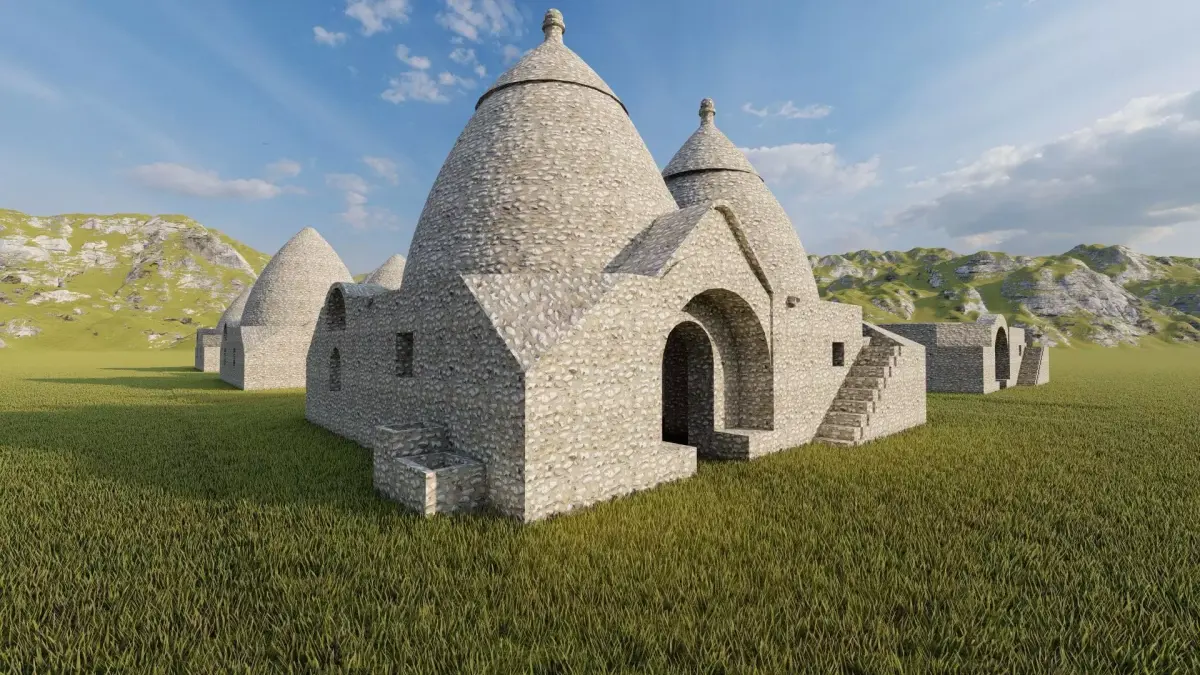 Historical temple-place of worship 3D model get