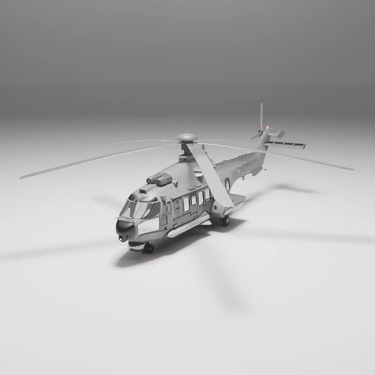 Helicopter H225M 3D print model