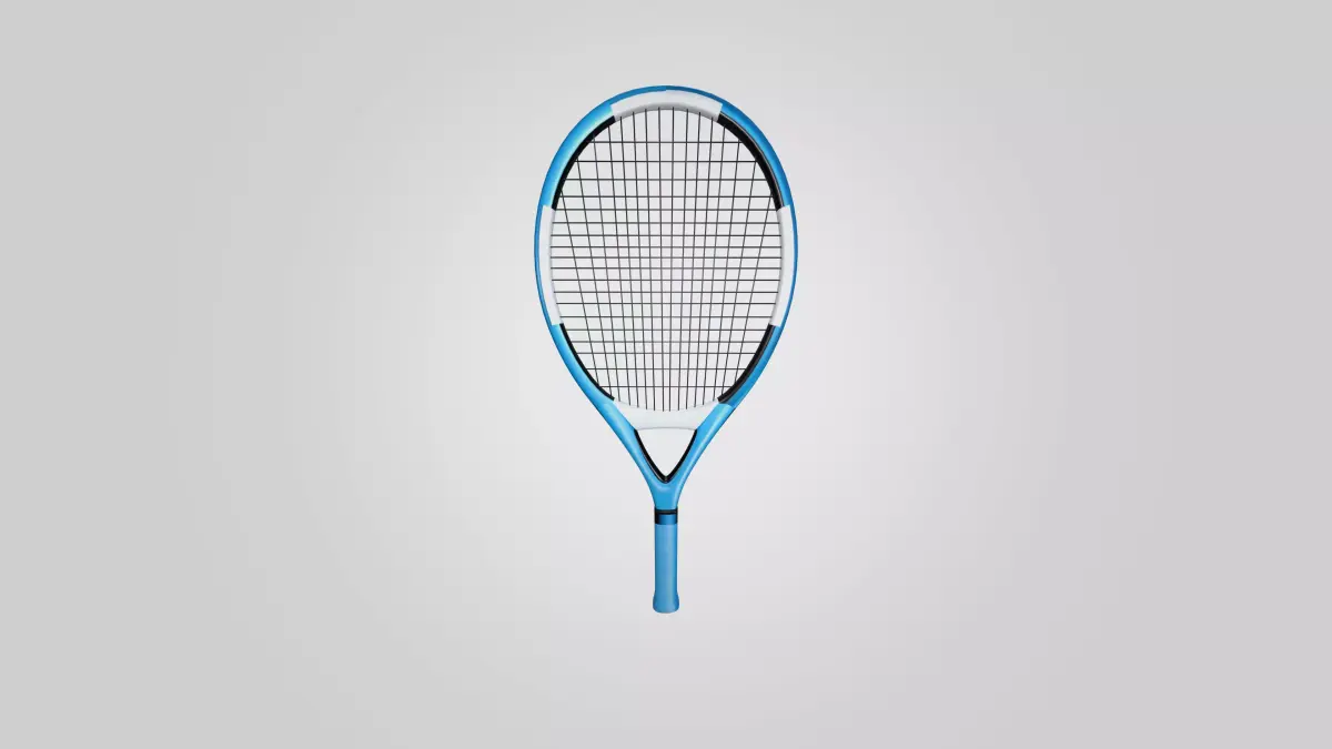Generic Sports Racket - Low Poly Game Ready 3D Model Free low-poly 3D model