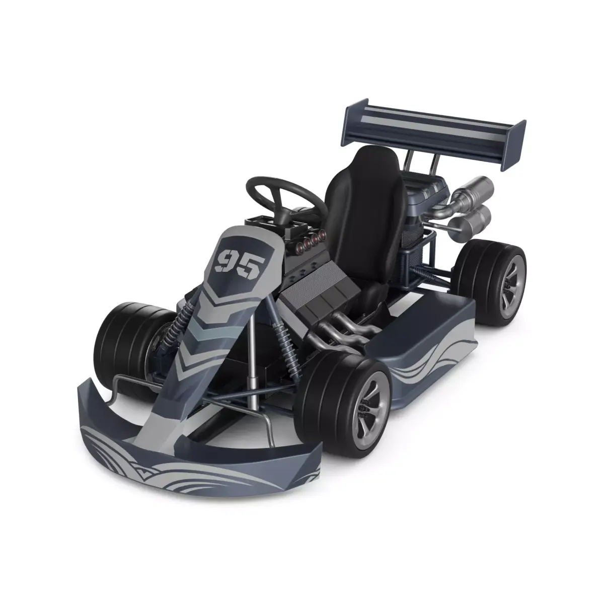 Off road Go Kart 3D model 2