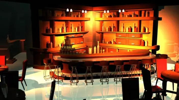 Restaurant AAA 3D model