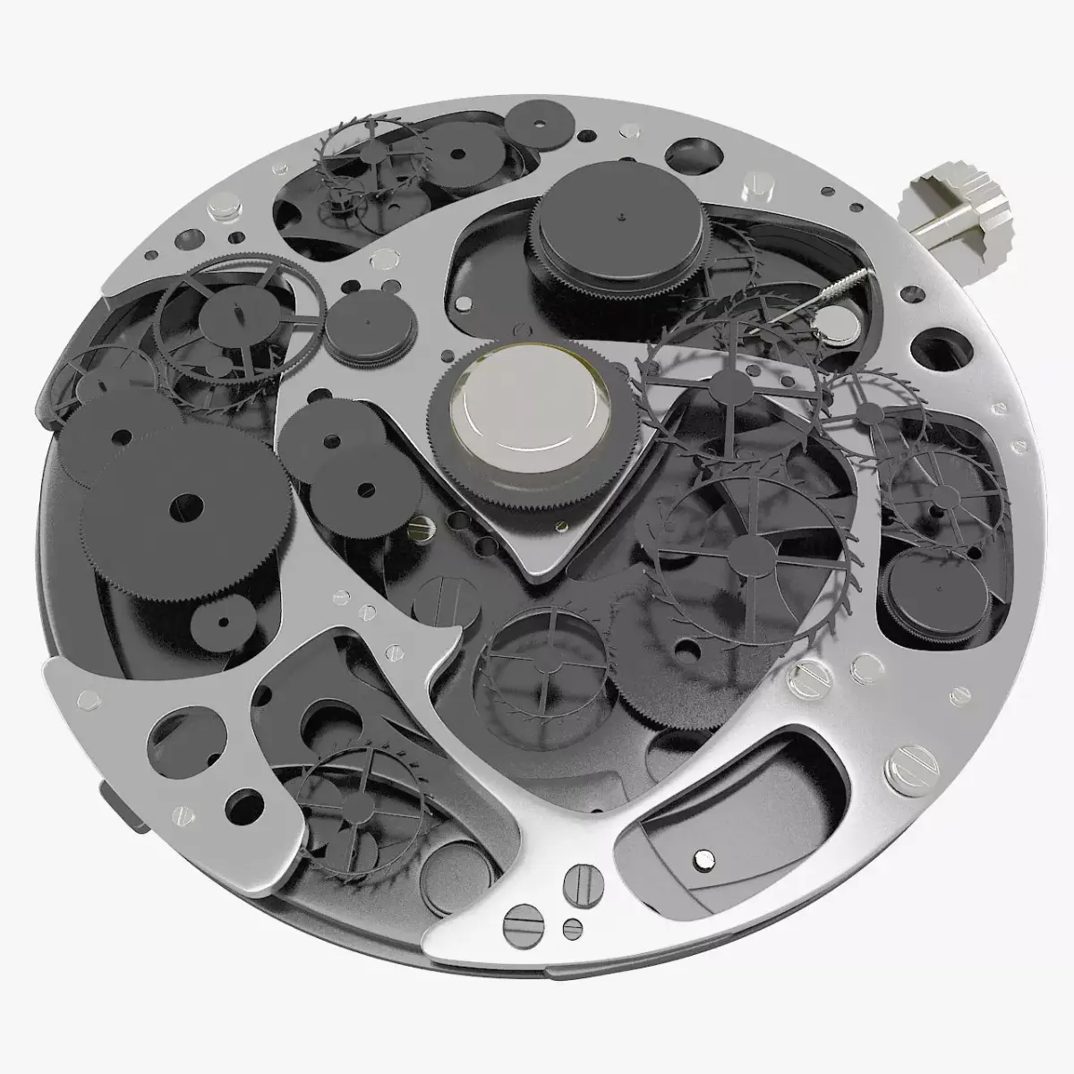 Watch Mechanism 3D model get