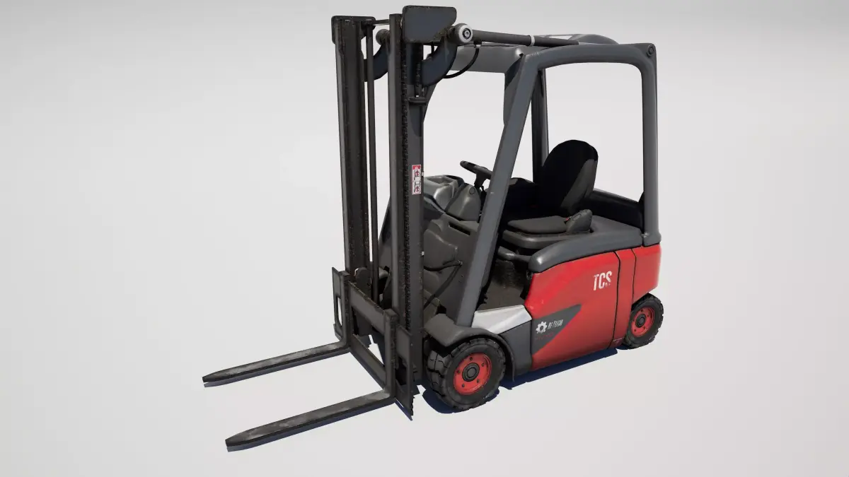 Industrial Forklift 3D model