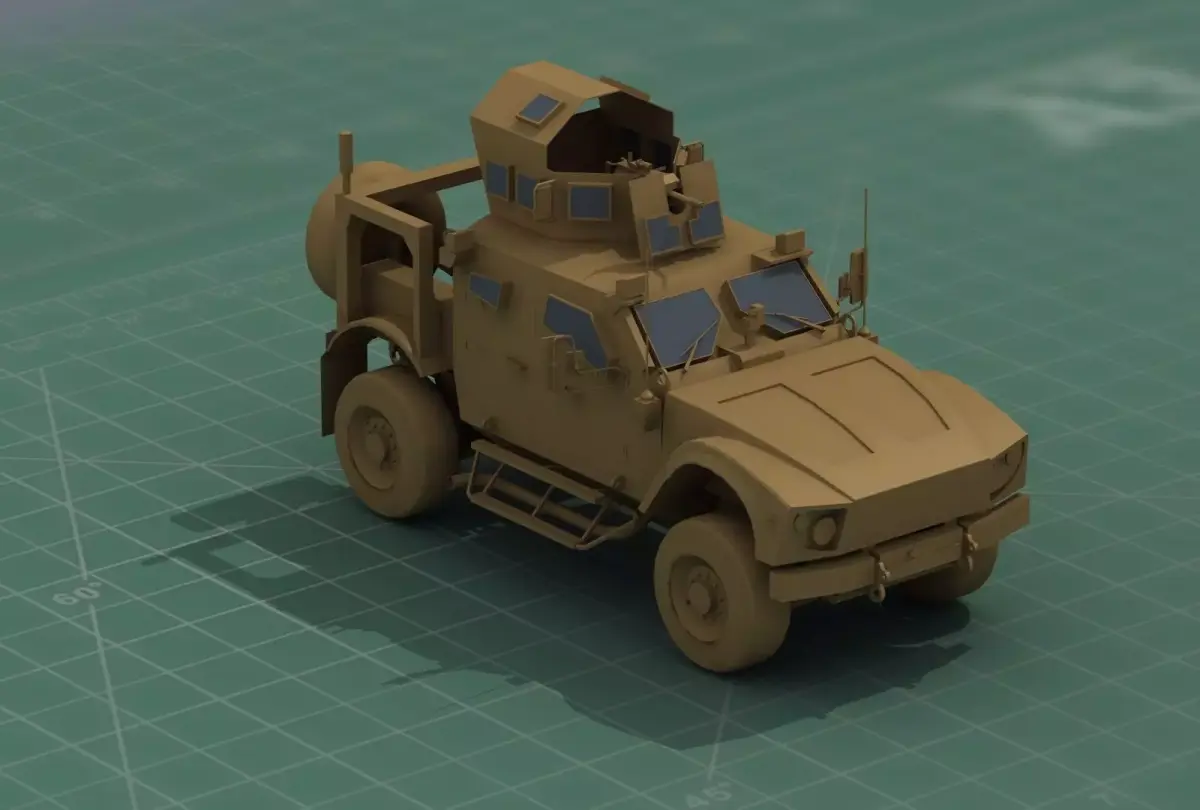 JLTV MRAP 3DPrint Model 3D print model