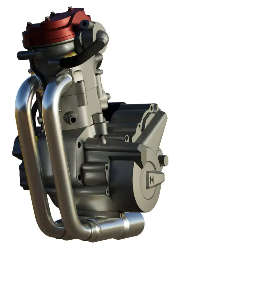 Husqvarna SM 630 TE 630  Engine 3D Customisable model Free low-poly 3D model