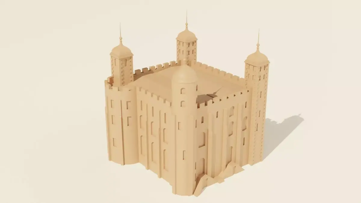 Tower of London 3D print model