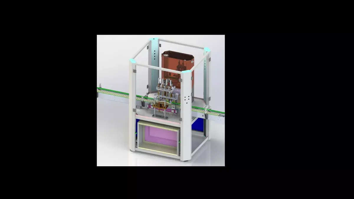 Automatic filling machine  3D model