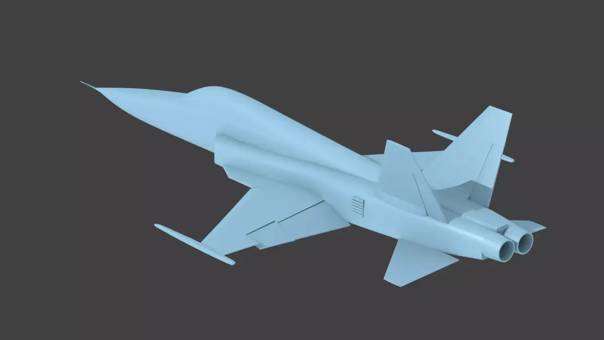 Saeqeh-80  iran f-5e 3D print model