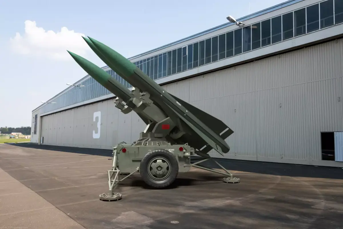 MIM-23 Hawk Low-poly 3D model