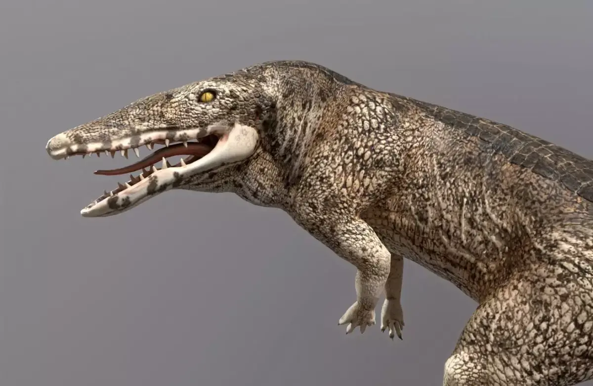Carnufex carolinensis Low-poly 3D model