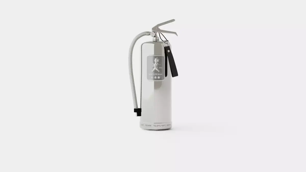 Fire Extinguisher Low-poly 3D model 53