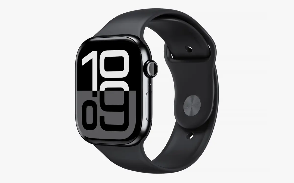 Apple Watch 10 Aluminum Jet Black with Sport Band 3D model