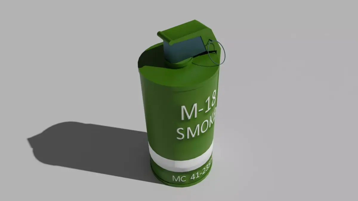 Smoke grenade Free 3D model