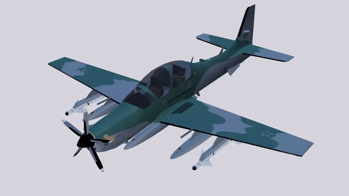 A-29B Super Tucano 3D model