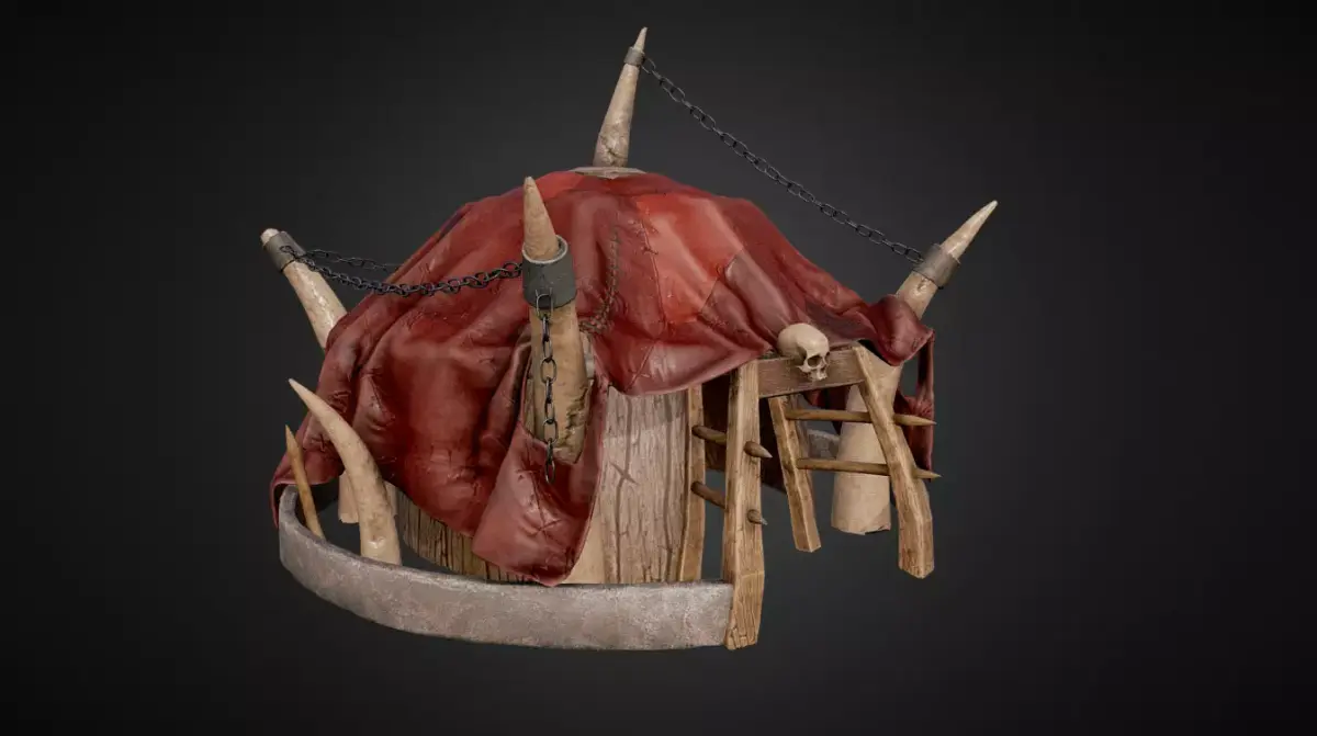 Orc House Low-poly 3D model purchase