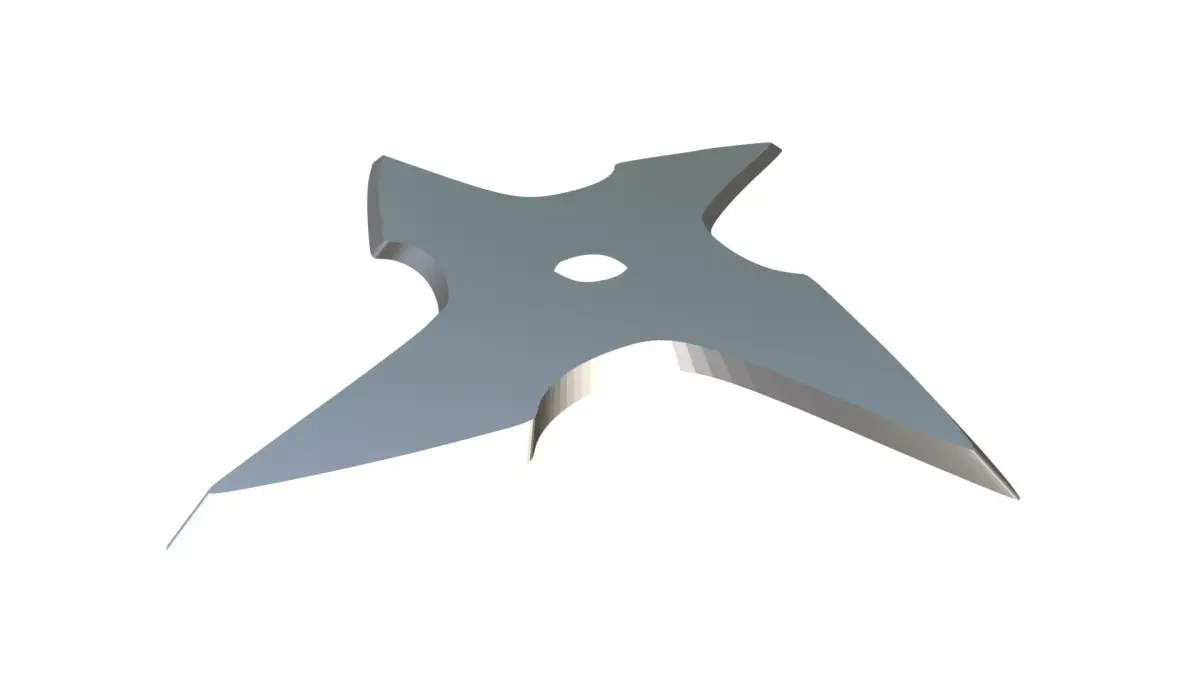 Shuriken metal blade 3D print model purchase