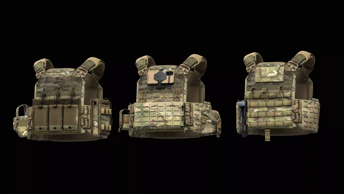 Strandhogg v3 SAPI Cut Plate Carrier  V2 V3 V4 Low-poly 3D model