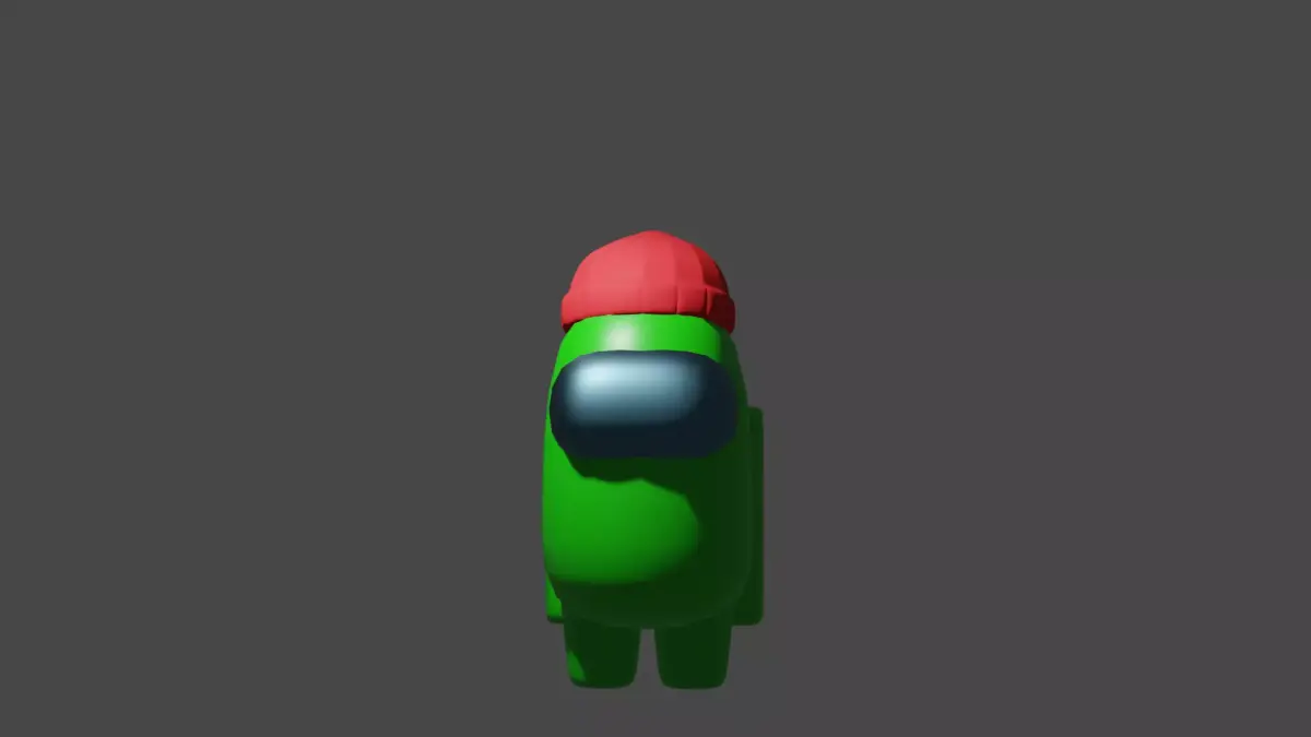 Among  us character   Low-poly 3D model