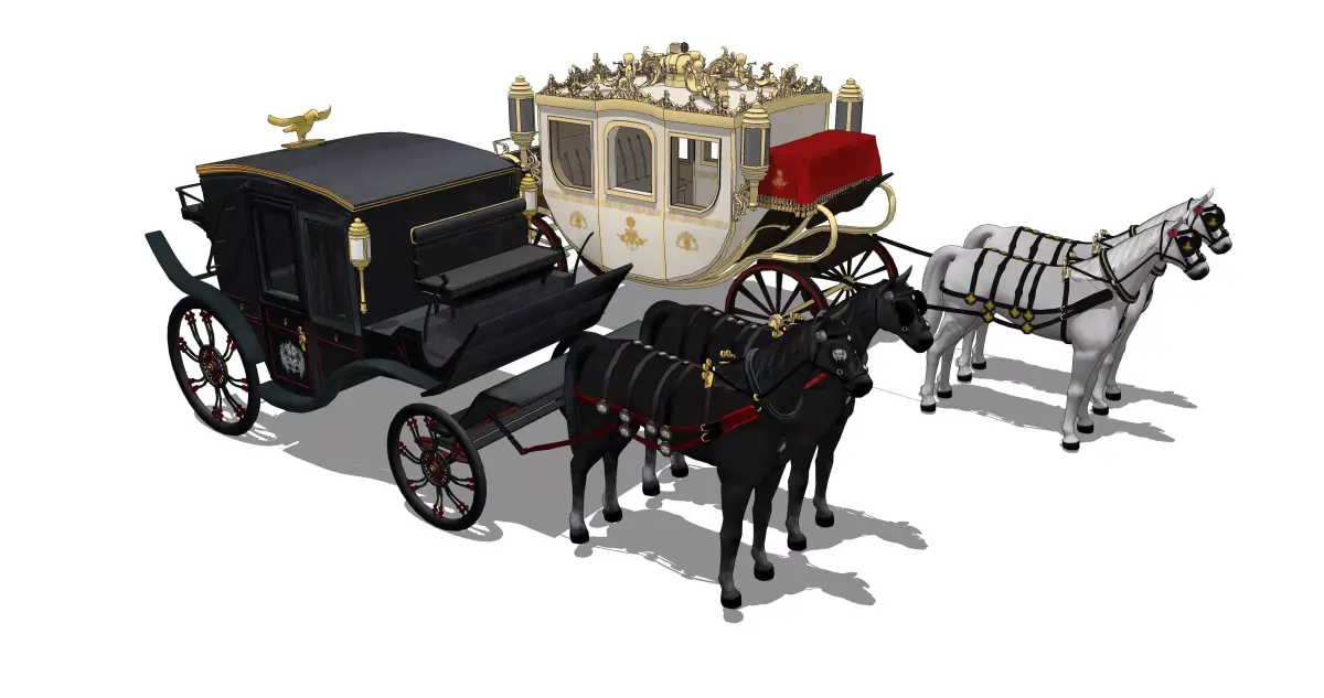 Classic Carriage  3D model